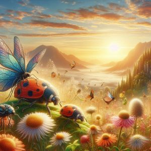 la roue de l'oracle des insectes